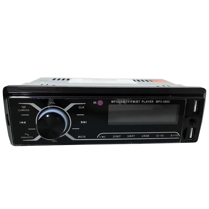 Автомагнитола 1DIN с сенсорным дисплеем Sound Box-3885MP3 Bluetooth, с пультом ДУ, 2хUSB, 200Вт - фото 4 - id-p1836333393