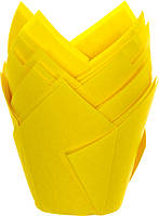 Форма для паски папora "Тюльпан" d5 см h7,5см жовта (50) (300)