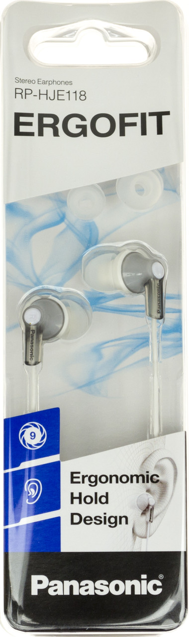 Навушники вакуумні Panasonic RP-HJE118GU-S silver