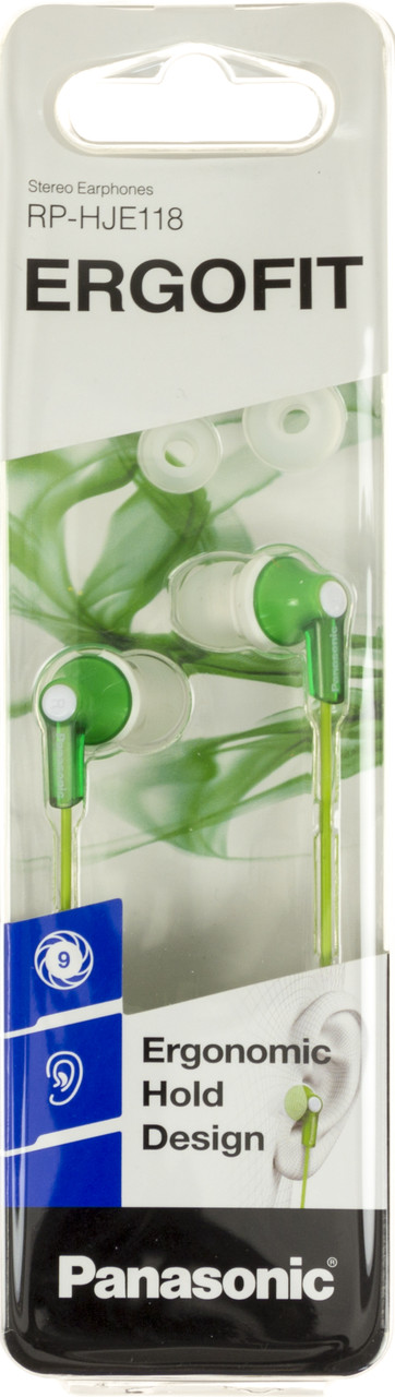 Навушники вакуумні Panasonic RP-HJE118GU-G green(10)
