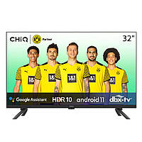 Телевизор 32 дюйма CHIQ L32G7L (Smart TV HDR10 Bluetooth Google Assistant)