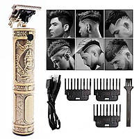 Триммер для бороды со съемными насадками WS-T99 / Аккумуляторная машинка для стрижки волос (777)