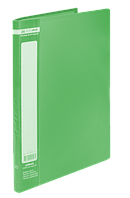 Папка с 20 файлами А4 JOBMAX зеленый