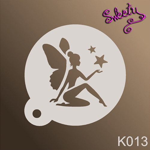 Трафарет для аквагриму багаторазові фея, Stencils by Sweety, фото 1