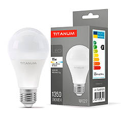 LED лампа Titanum A65 15W E27 4100K TLA6515274