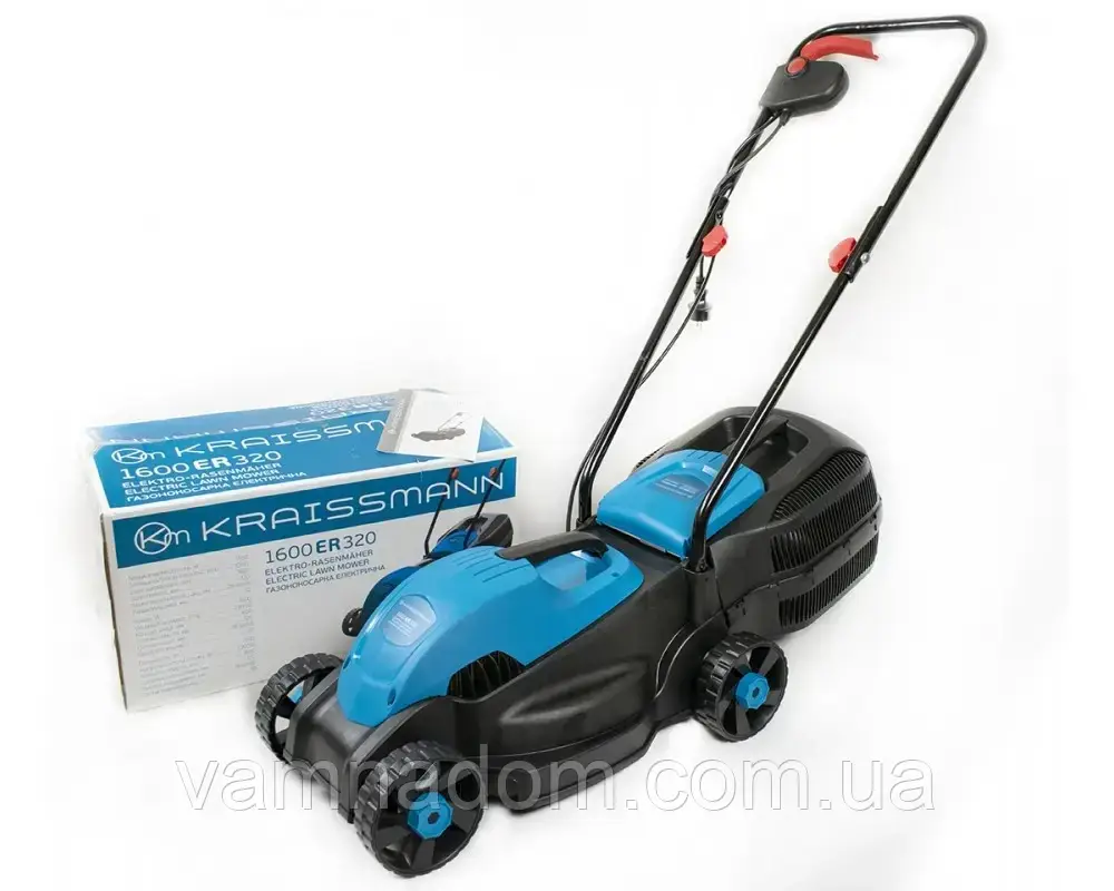 Газонокосарка електрична KRAISSMANN ER 1600/320, фото 1