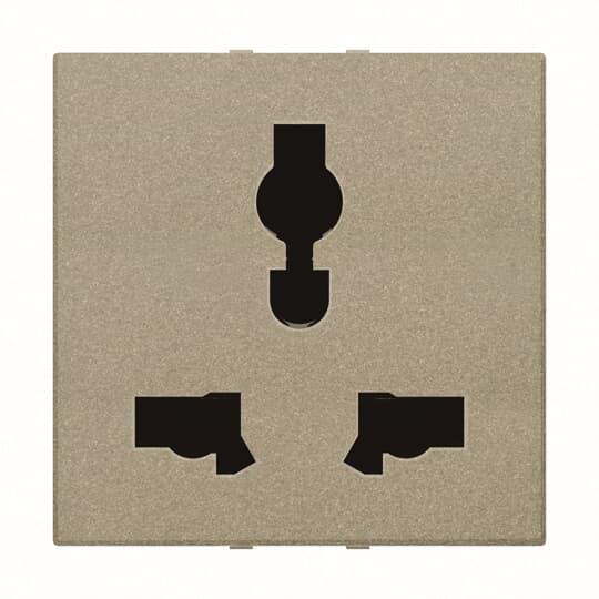 Розетка універсальна ABB Niessen Zenit N2239 CV Шампань