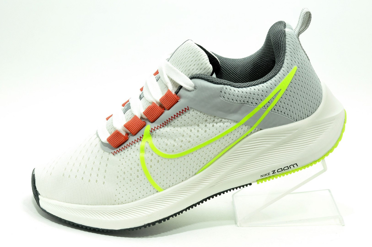Білі кросівки Nike Zoom сітка (Найк) унісекс 40р.