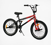 Велосипед трюковий 20 дюймів червоний Corso BMX-2506 209632