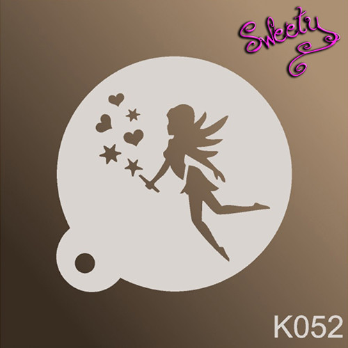 Трафарет для аквагриму багаторазові фея, Stencils by Sweety, фото 1