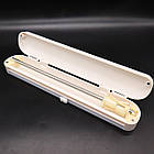 Кухонний диспенсер для харчової плівки (36х7,5х7,5 см) Wraptastic / Органайзер для зберігання та розрізання плівки та фольги, фото 6