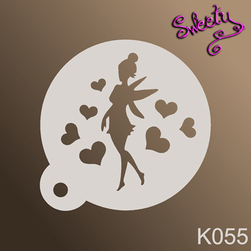Трафарет для аквагриму багаторазові фея, Stencils by Sweety, фото 1