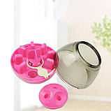 Іграшка годівниця для собак інтерактивний диспенсер Eating Sport неваляшка для ласощів та гри з їжею, фото 3