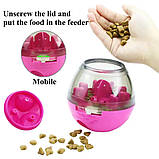 Іграшка годівниця для собак інтерактивний диспенсер Eating Sport неваляшка для ласощів та гри з їжею, фото 9