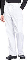 Medium Tall White Мужские брюки Cherokee, спецодежда для профессионалов, зауженные штаны, Fly Front Cargo