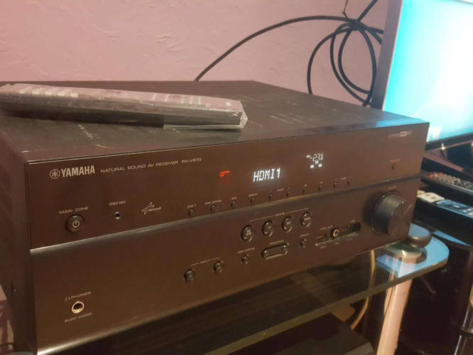 Купить АВ ресивер Yamaha RX-V673 сетевой 3D 7.2 NET USB HiFi , HDMI 1 ...