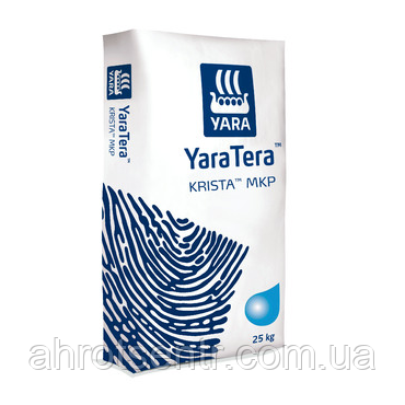 Добриво YaraTera Krista MKP ЯраТера Криста MKP Монокалій фосфат 0-52-34 25 кг Норвегія