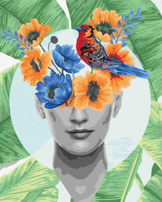 Картини за номерами BrushMe Квітучі думки (BSM-B52529) 40 х 50 см, фото 1