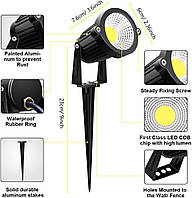 Світлодіодні садові ліхтарі для газонів ландшафтних доріжок LED 5W IP65 / 220В 3000К