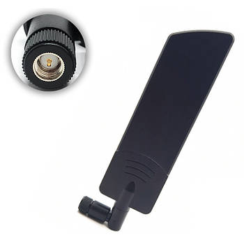 Універсальна антена Wi-Fi 5G 4G LTE GSM 12 dBi 600-5800 MHz SMA Male для роутерів, модемів, репітерів