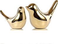 M&L Golden FANTESTICRYAN Статуэтки маленьких птиц, золотой домашний декор, фигурка в современном стиле, д