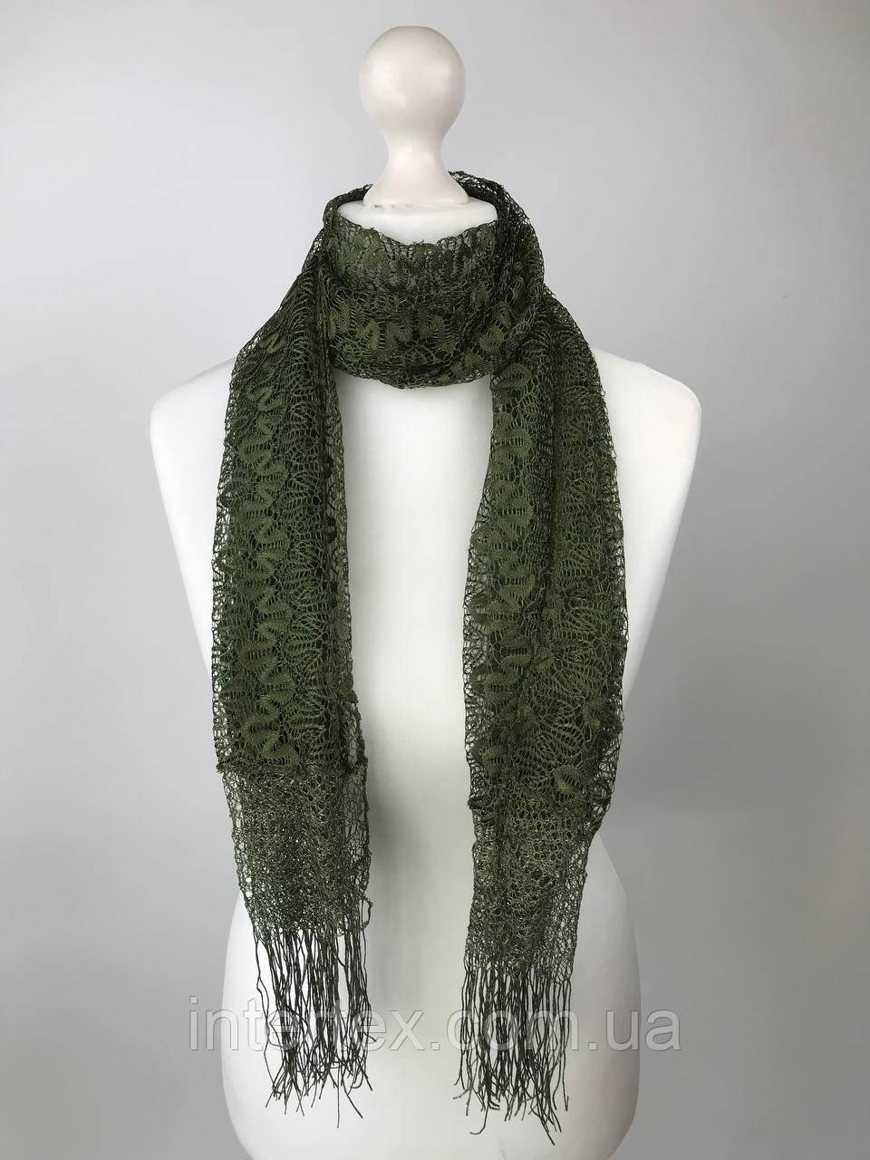 Шарф Змійка (зелений), фото 1