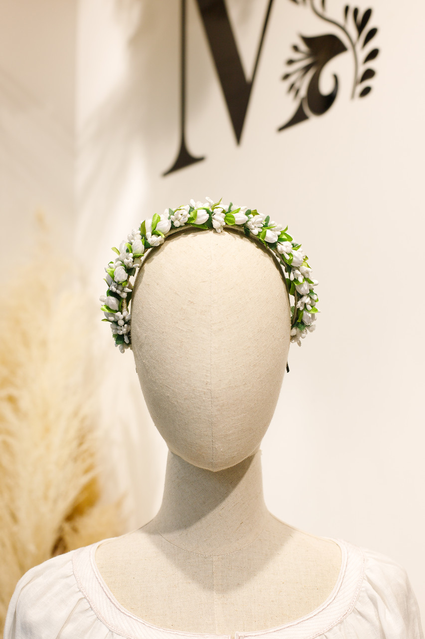 Обруч "Проліски" білі