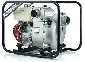 Мотопомпа для брудної води 100 мм Koshin KTH-100X, для котлованів, води з камінням, щебенем, мулом та піском
