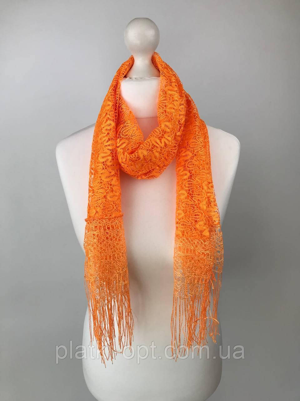 Шарф Змійка (помаранчевий), фото 1