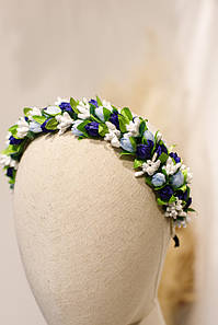 Обруч "Підсніжники" сині