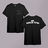 Футболка патріотична хакі двухстороння "ЗАВЖДИ ПЕРШІ ДШВ", фото 2