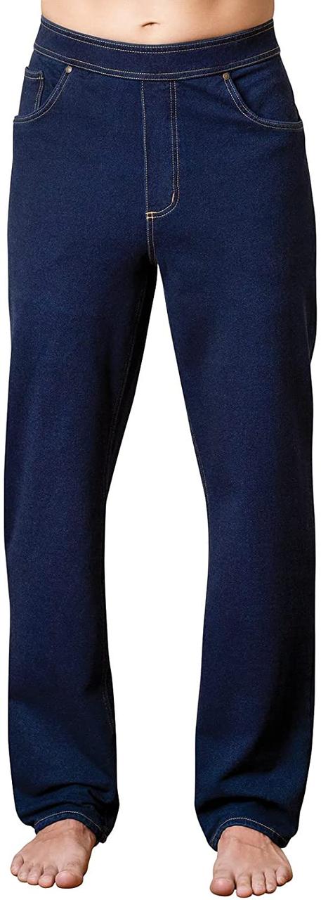 Regular Large Tall Indigo Чоловічі джинси PajamaJeans - Чоловічі штани з еластичною талією