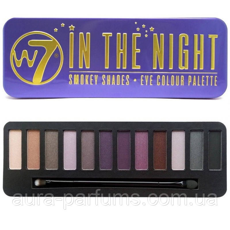 Палітра з 12 тіней для повік W7 Smokin Shades Eye Colour