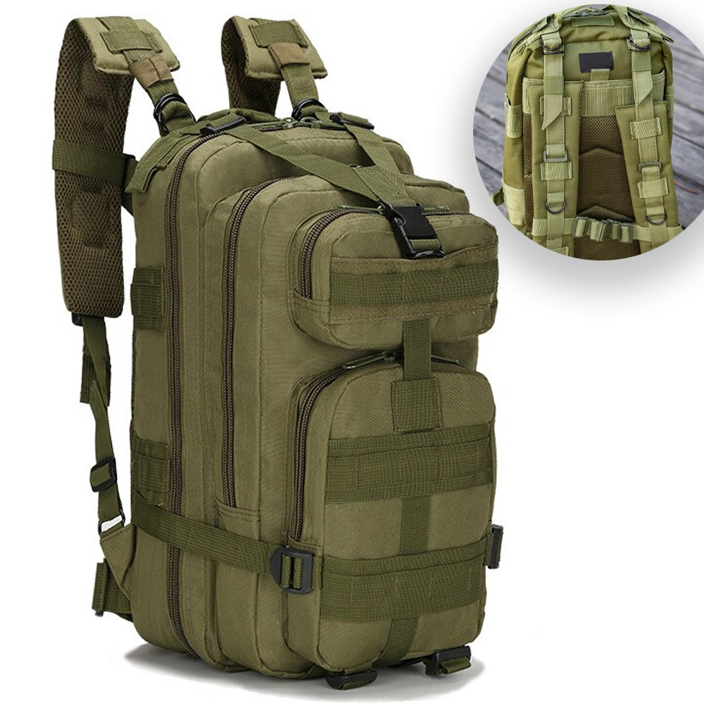 Рюкзак тактичний на 25 л (42х24х20см) M05, Олива / Туристичний чоловічий рюкзак, фото 1
