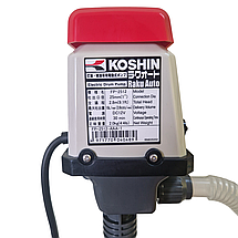 Помпа бочкова 12в, Koshin, Японія, насос під бочку від 60 до 200л, для перекачування палива та ПММ, подача 18л/хв, фото 4