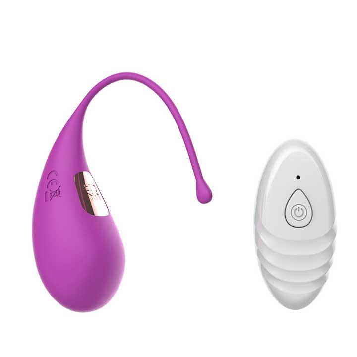 Віброяйце з хвостиком USB - Фіолетовий - Вібратори, фото 1