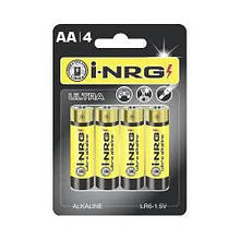 Батарейки I-NRG AA (LR6) Ultra Alkaline лужні 1.5V пальчикові 4 шт