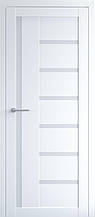 Двері Мадрид Біле Полотно зі склом, покриття VINIL