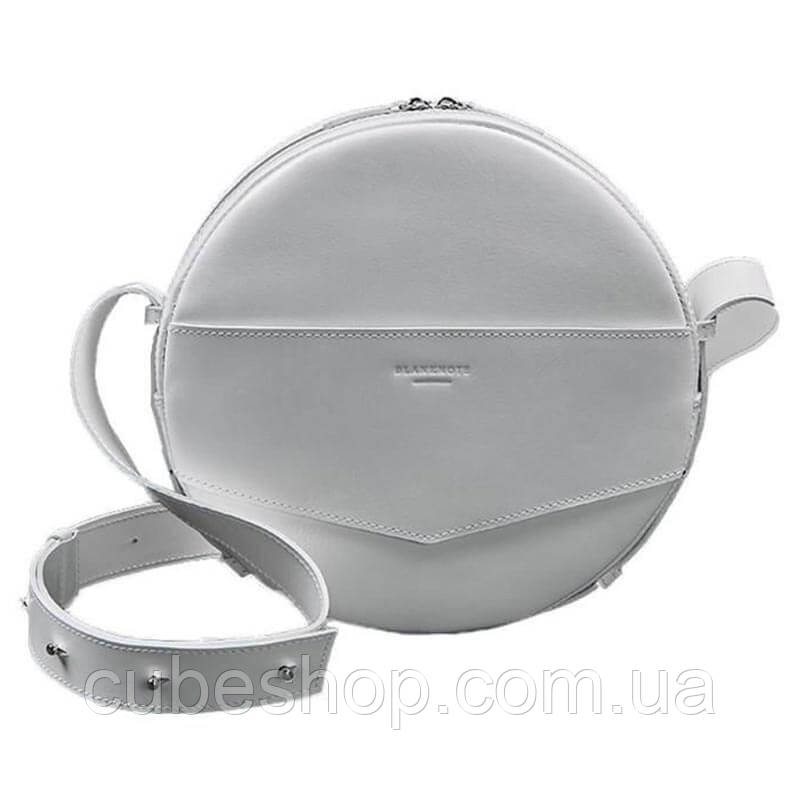 Кругла сумка-рюкзак Maxi (біла)