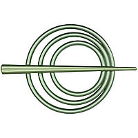Заколка для нитяних штор круг MIS LT 8,5х8,5 см зелений