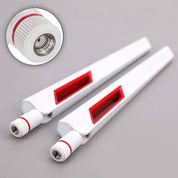 2 шт. антена WiFi універсальна 8dBi 2.4-5.8 GHz RP SMA для маршрутизаторів, модемів, репітерів