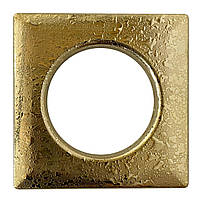 Люверс квадрат MIS LT 3.5x3.5 см золото мокре пачка 10 шт