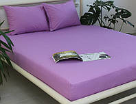 Простирадло на резинці 180х200х20 + наволочки 50х70 - 2шт, ранфорс TAG - Lavender Herb