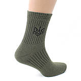 Чоловічі демісезонні шкарпетки бавовна Повсякденні тактичні шкарпетки хакі від виробника 41-45, фото 7
