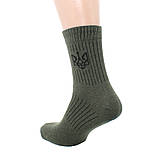 Чоловічі демісезонні шкарпетки бавовна Повсякденні тактичні шкарпетки хакі від виробника 41-45, фото 5