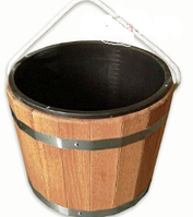 Запарник 16 л ( дуб с пластиковой вставкой) для сауны бани.