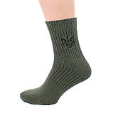 Чоловічі демісезонні шкарпетки бавовна Повсякденні тактичні шкарпетки хакі від виробника 41-45, фото 4