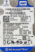 Жорсткий диск для ноутбука Western Digital Scorpio Blue 500GB 5.4K RPM SATA 9.5mm 2.5"(WD5000BEVT-75A0RT0) Б/В, фото 3