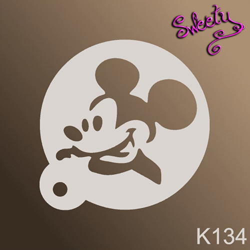 Трафарет для аквагриму багаторазові Мікі Маус, Stencils by Sweety, фото 1