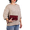 Жіночий гаманець-клатч Karya 1121-08 шкіряний червоний, фото 2